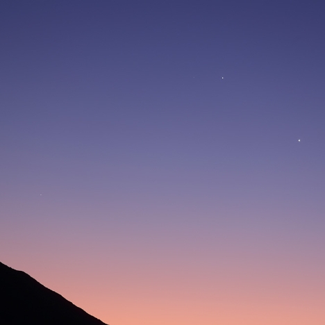 IMG_3958_bea_s Merkur, Venus und Jupiter in der Abenddämmerung